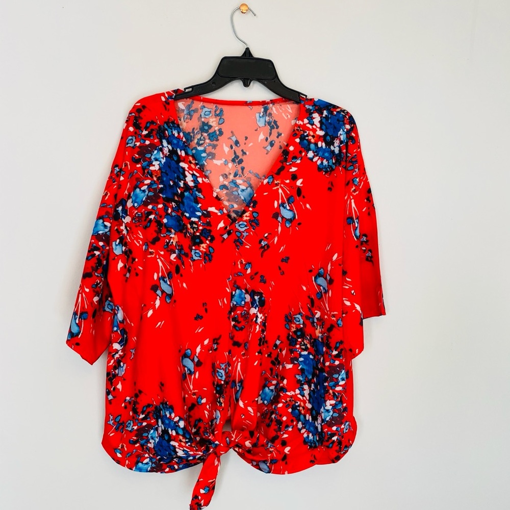 Brightly colored tunic